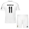 Conjunto (Camiseta+Pantalón Corto) Real Madrid Rodrygo 11 Primera Equipación 2024-25 - Niño
